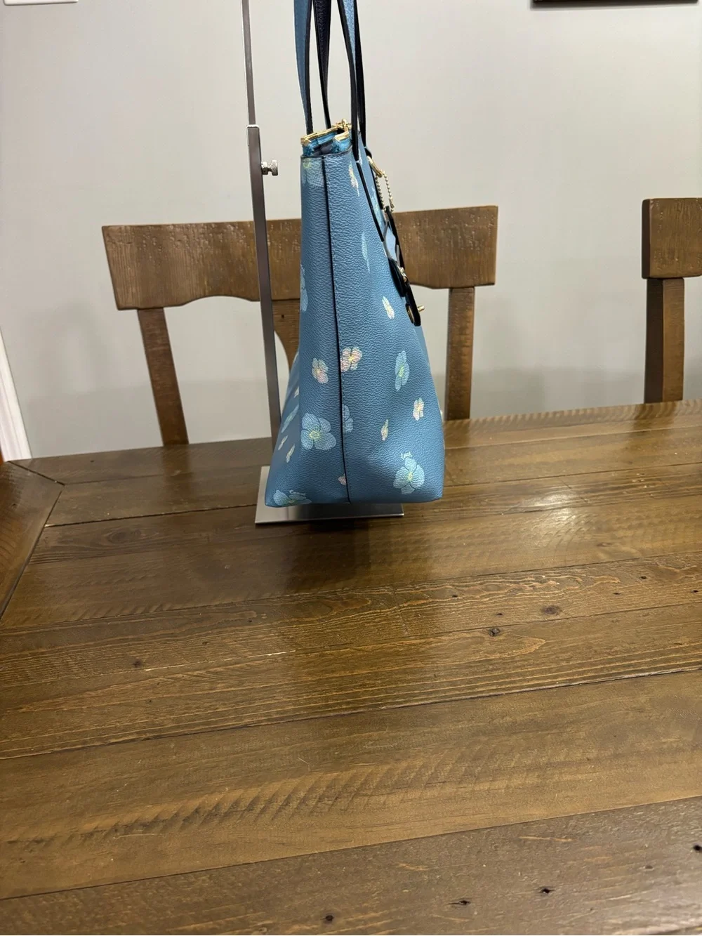 Coach Taylor Tote with Pansy Print